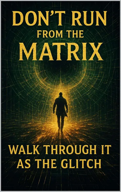 Cover of Don't Run From the Matrix: Walk Through It as the Glitch