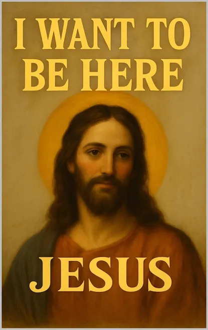 Cover of I Want to Be Here: A Living Transmission from Jesus the Christ